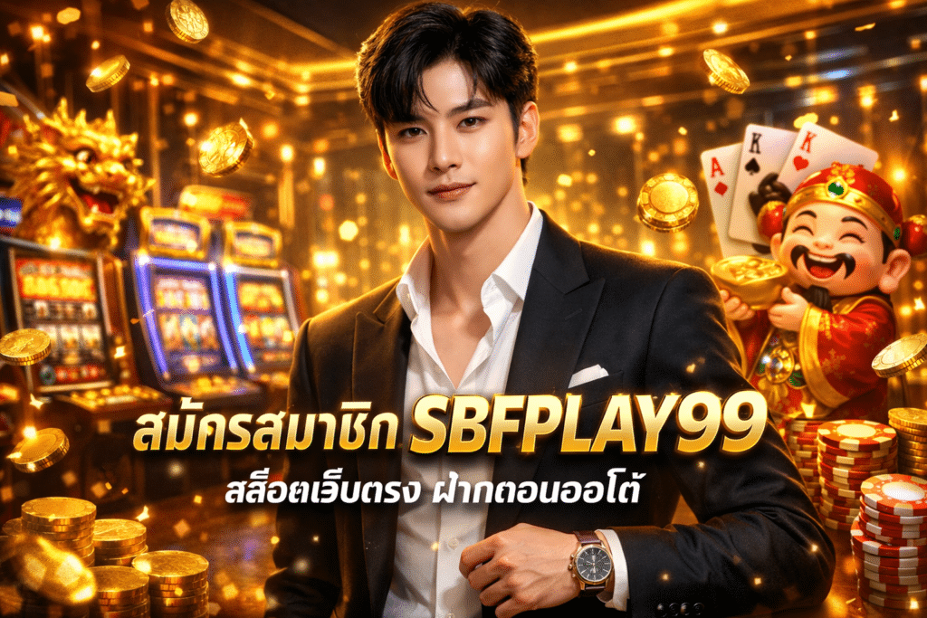 สมัครสมาชิก SBFPLAY99 สล็อตเว็บตรง ฝากถอนออโต้